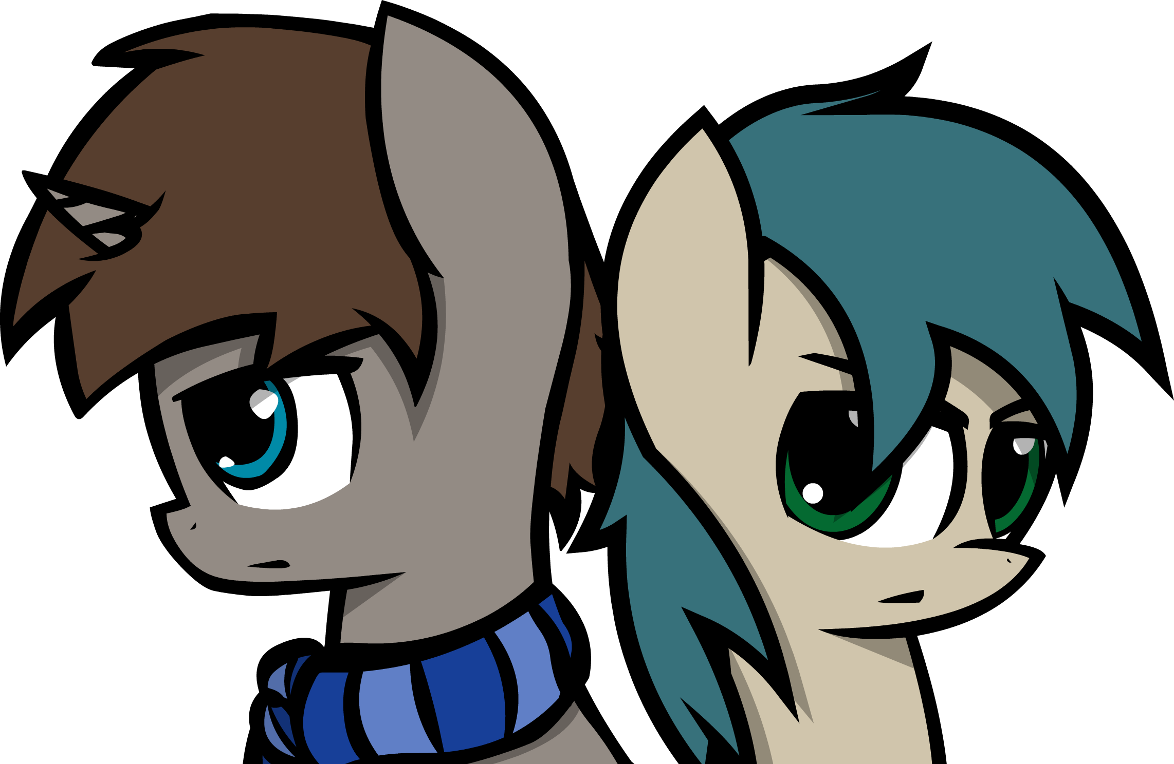 Darksoma, Blue Eyes, Clothes, Crossover, Daughter, - Cartoon (2284x1488)