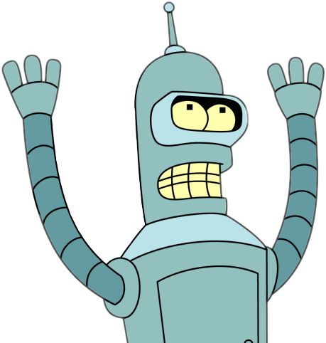 Futurama Bender Tumblr Cartoon Cartoons Lossimpsons - Bender Futurama (459x482)