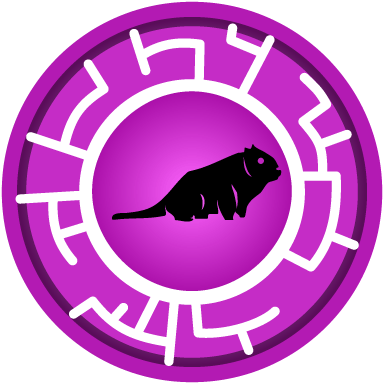 Purple Groundhog Creature Power Disc - Wild Kratts Wolf Power Disc (432x432)