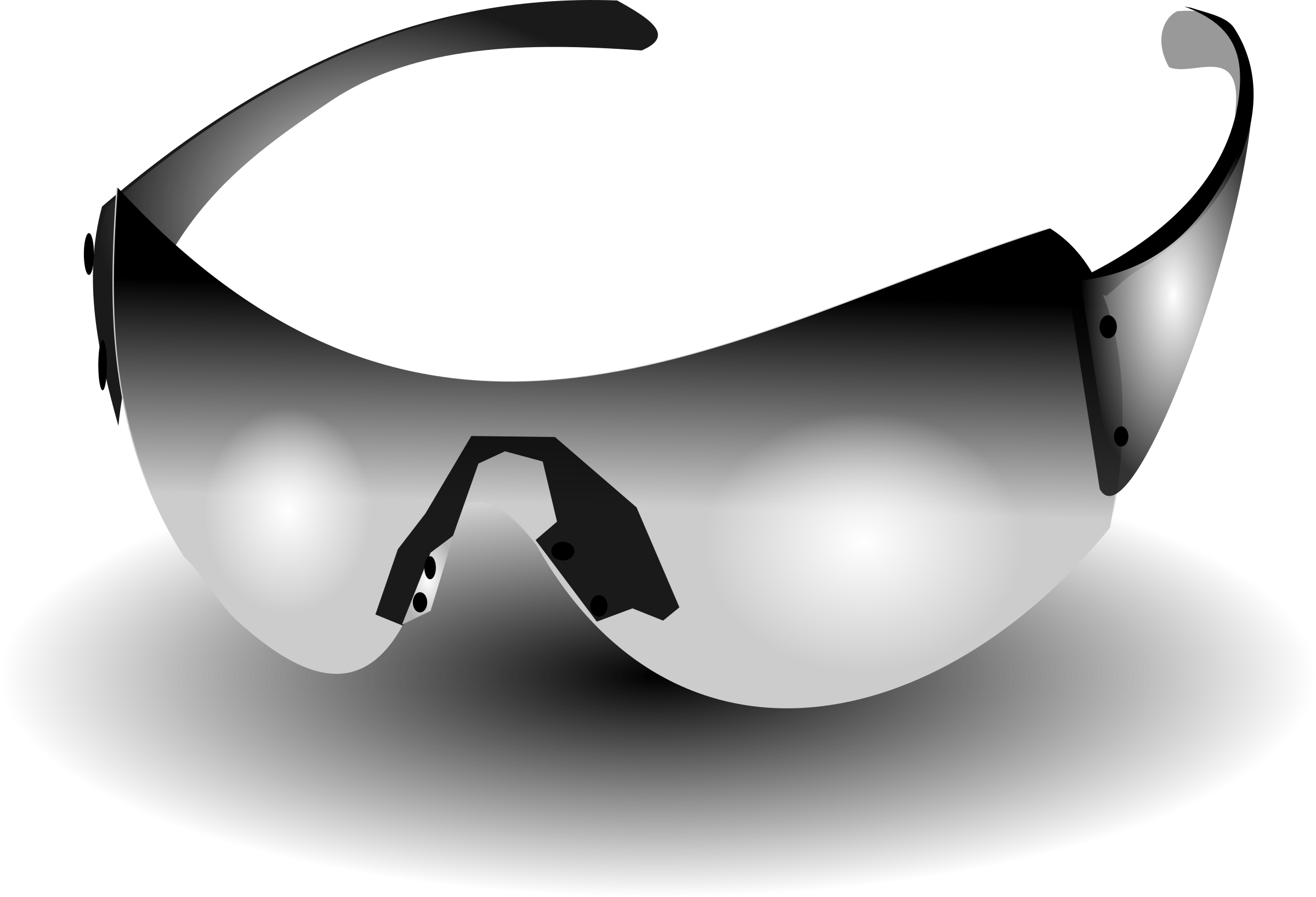 Sunglasses - Clip Art (2400x1636)