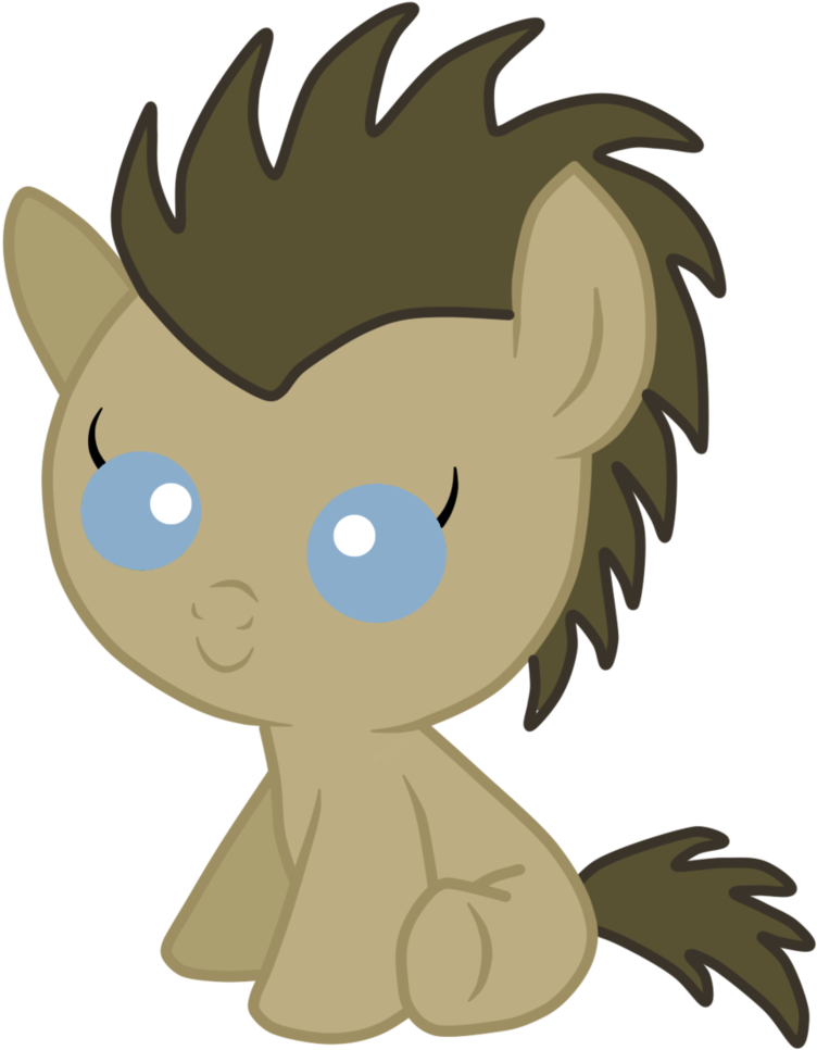 Dr Whooves/time Turner Foal Baby Version By Kanske-2099 - Comics (790x1010)