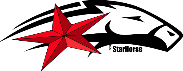 Clip Arts Related To - Horse Head Vector Hd (600x234)