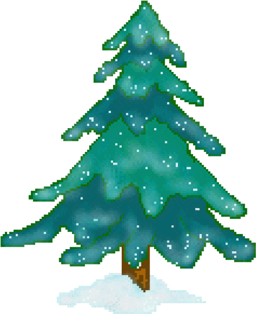 Pine Clipart Snow Tree - Christmas Tree Clip Art Snow (640x640)