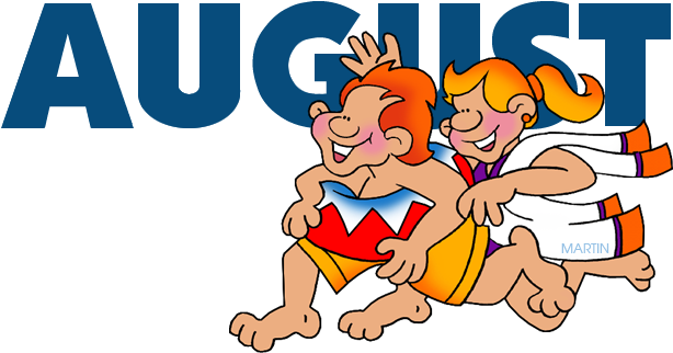 Phillip Martin, August Clipart - Clipart August (648x346)