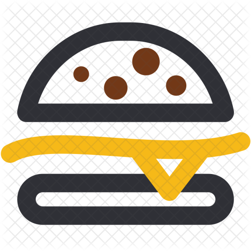 Burger, Fast, Food, Eat, Breakfast Icon - Circle (512x512)