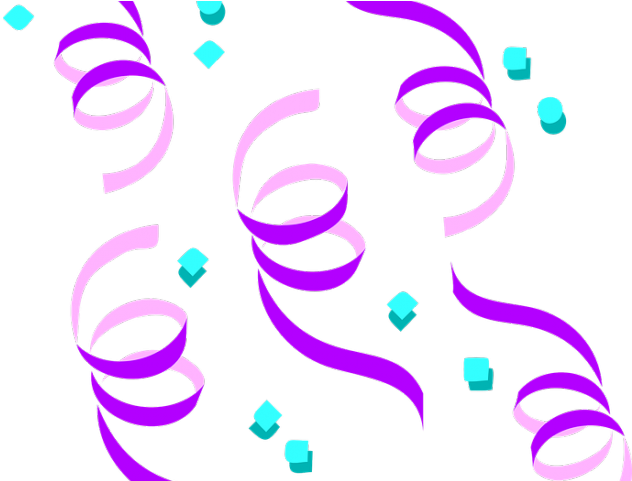 Swirls Clipart Celebration - Ribbon Swirl (640x480)