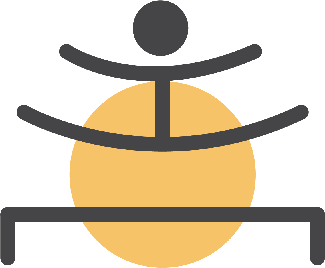 Gymnastics Icon - Gymnastics - Vector Graphics (1201x1185)