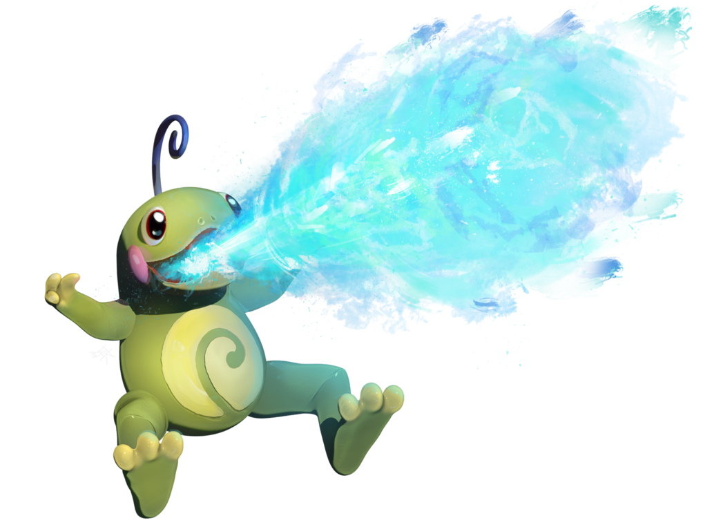 Politoed Used Water Gun By Cubehero - Water Gun Pokemon (1047x763)
