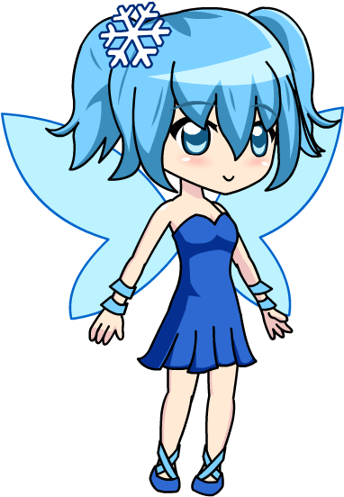 Water Fairy [anime Gacha] By Lunimegames - Anime (469x600)