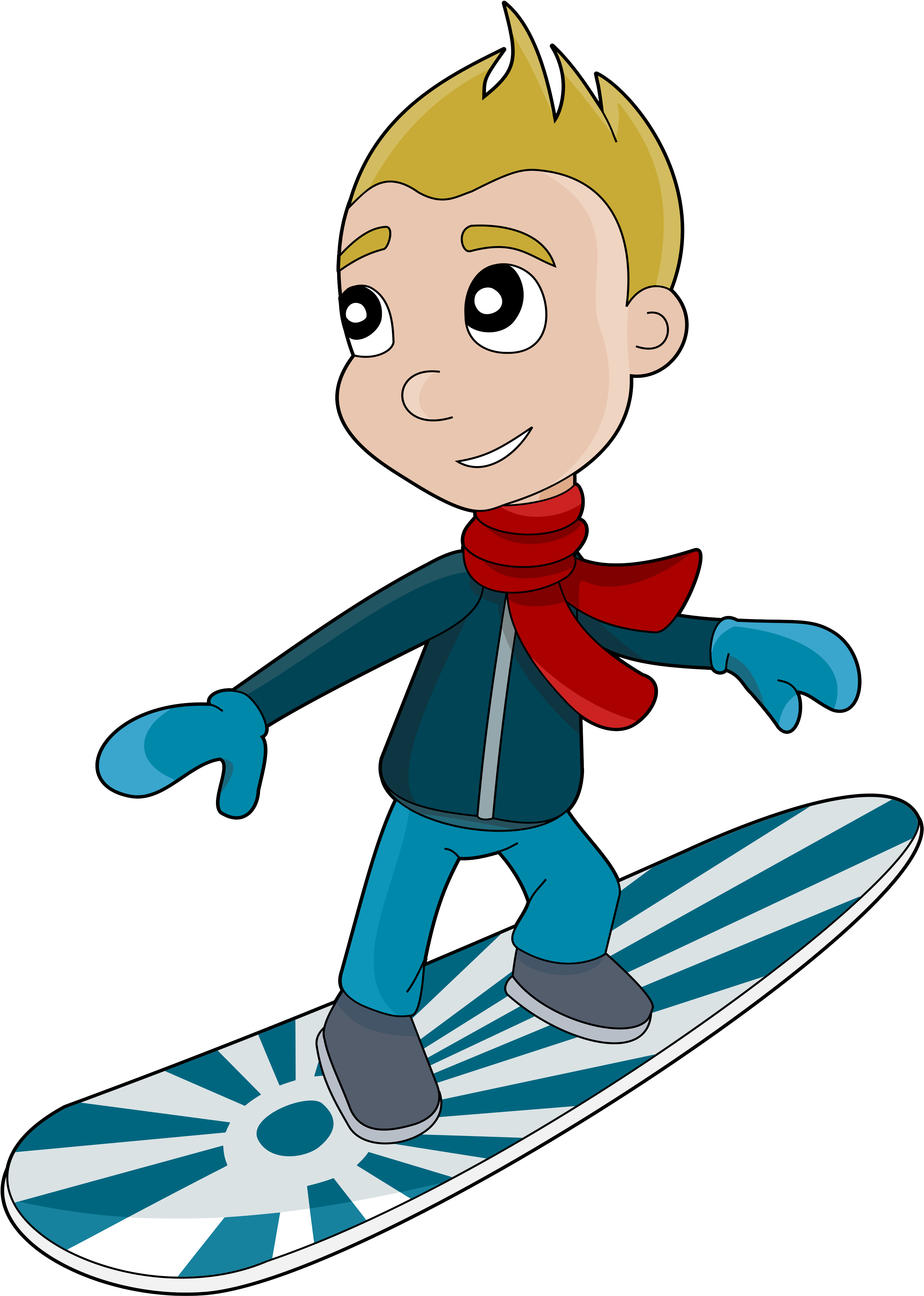 Click The Link For Powderslide - Snowboarding Cartoon (3000x4200)