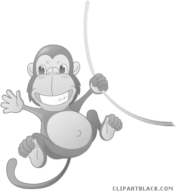 Zoo Animals Animal Free Black White Clipart Images - Jungle Animal Clipart Transparent (400x400)