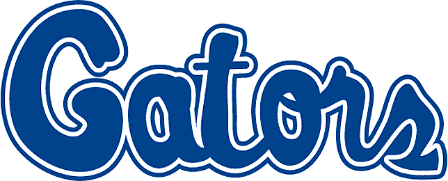Florida Gator Eating Clipart - Florida Gators Logo Silhouette (644x260)