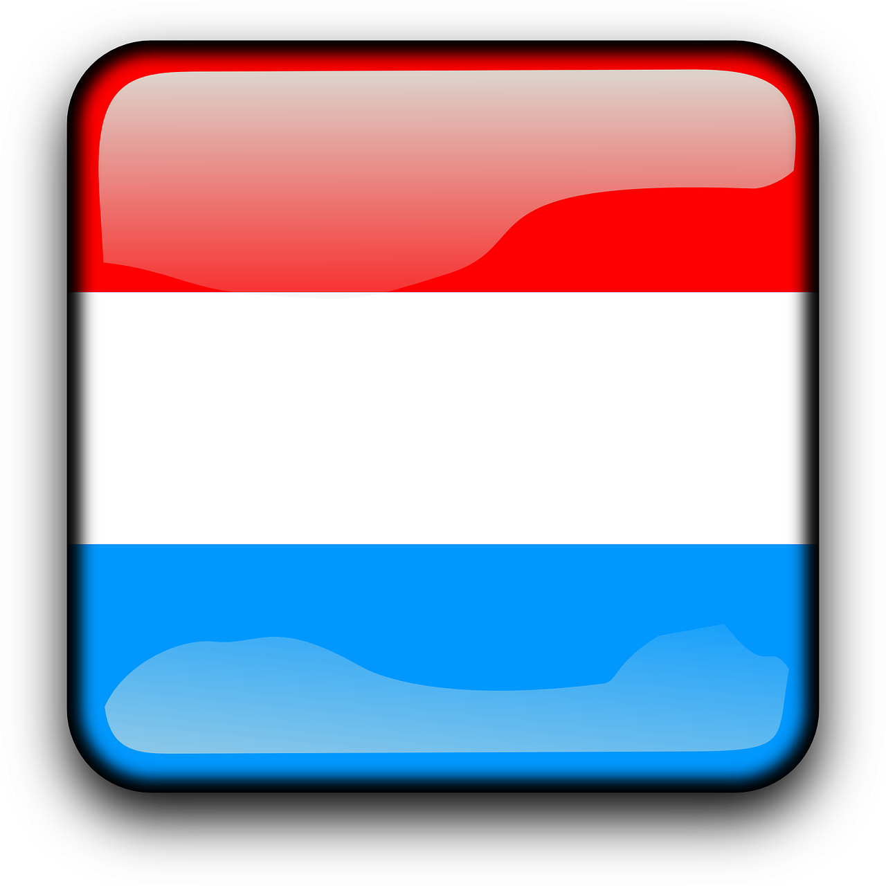 Cities In Iraqi - Flag Of Luxembourg (1280x1280)