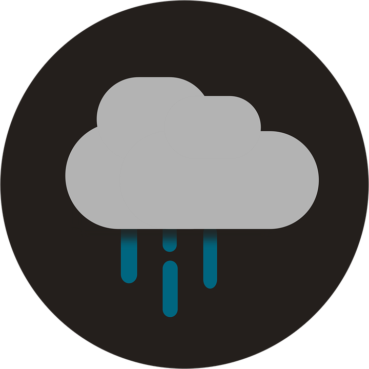 Rain, Icon, Flat, Flat Design, Weather, Storm, Clouds - Covent Garden (720x720)