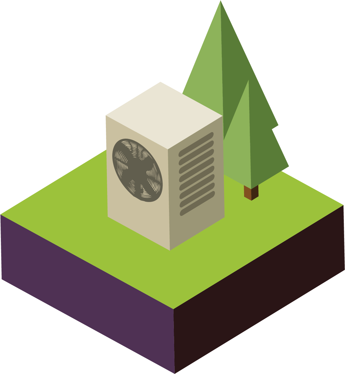 Heat Clipart Heat Source - Heat Pump Clipart (1321x1321)