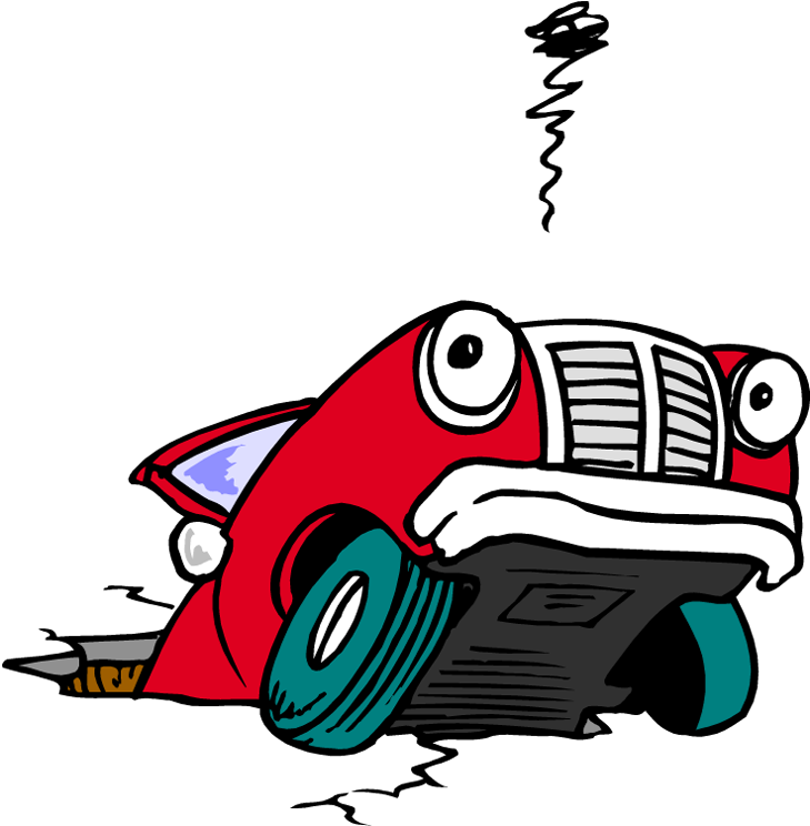 Pothole Road Clip Art - Pothole Clip Art (740x750)