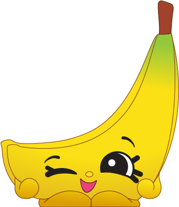 Banana Smoothie Buncho Bannana - Shopkins V Nilla Tubs (576x495)