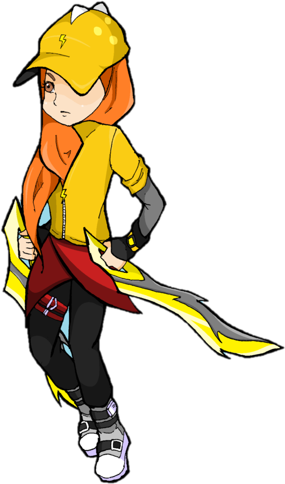 Boboiboy Petir Muslimah Version- Gegegirl By Dayahtheburners - Cartoon (695x1150)