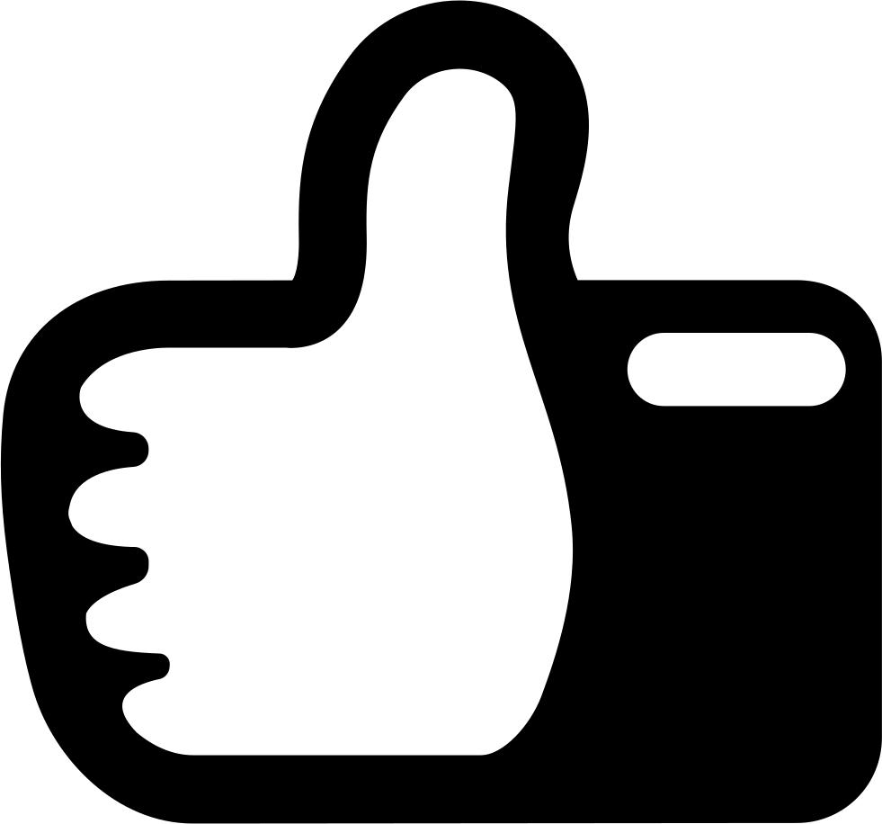 Good Job Thumb Up Symbol Comments - Simbolos De Buen Trabajo (981x916)