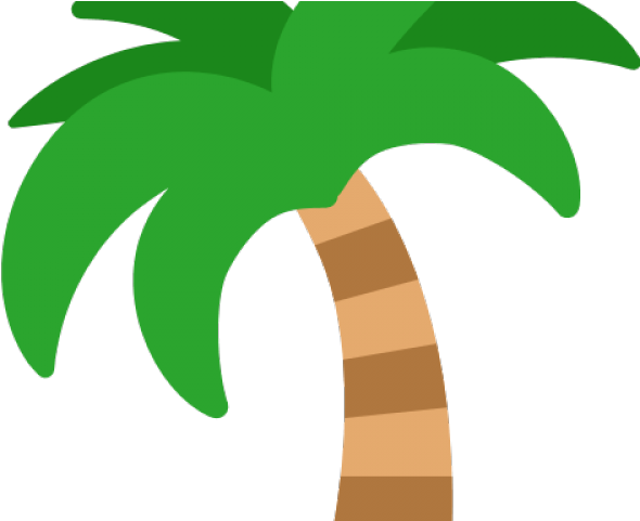 Palm Tree Clipart Emoji - Palm Tree Emoji Transparent Background (640x480)