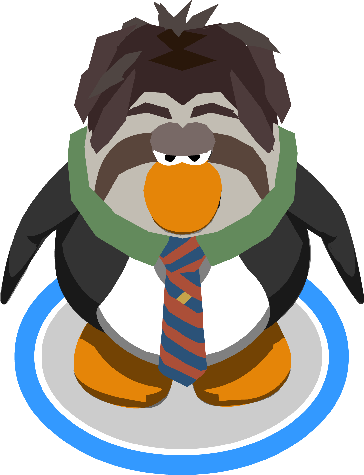 Flash Clipart Flash Mask - Club Penguin In Game (1482x1931)