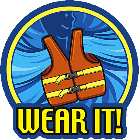 Life Jackets Are Cool - Wear A Life Jacket (490x490)