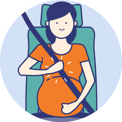 It May Feel A Little Uncomfortable On A Growing Belly, - Sitting (393x393)