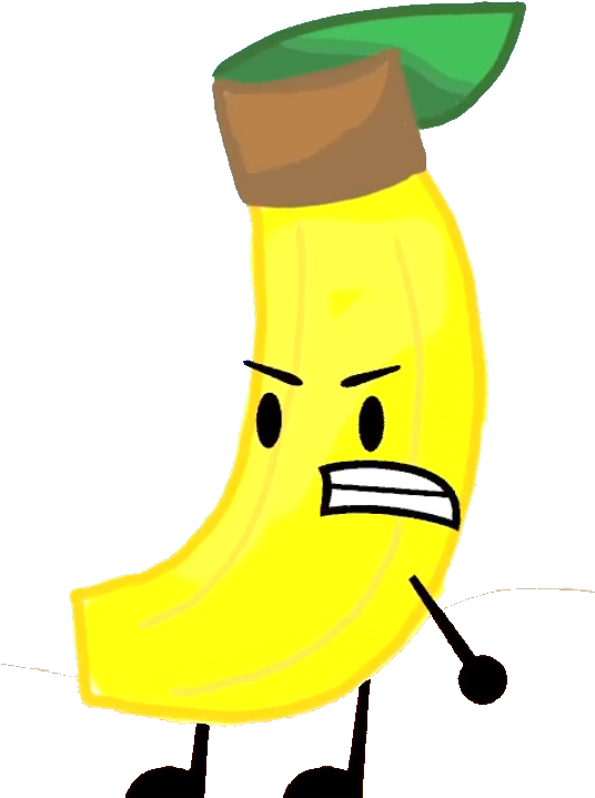 Banana Is Angry Vector By Bionicle2014 - Banana (537x787)