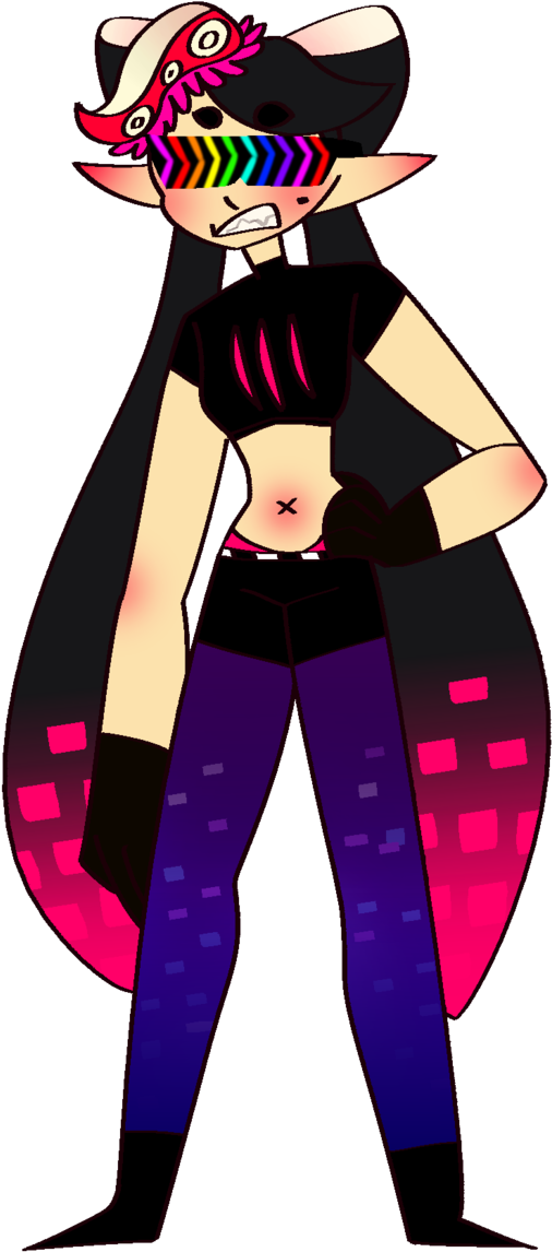 Evil Callie By Spicyrat - Digital Art (685x1165)