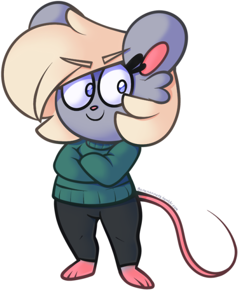 Guys I Have A New Oc To Show You This Is Tina She's - Computer Mouse (500x599)