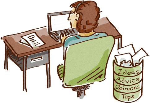 Staring At A Blank Screen - Wood Street Inc (500x350)