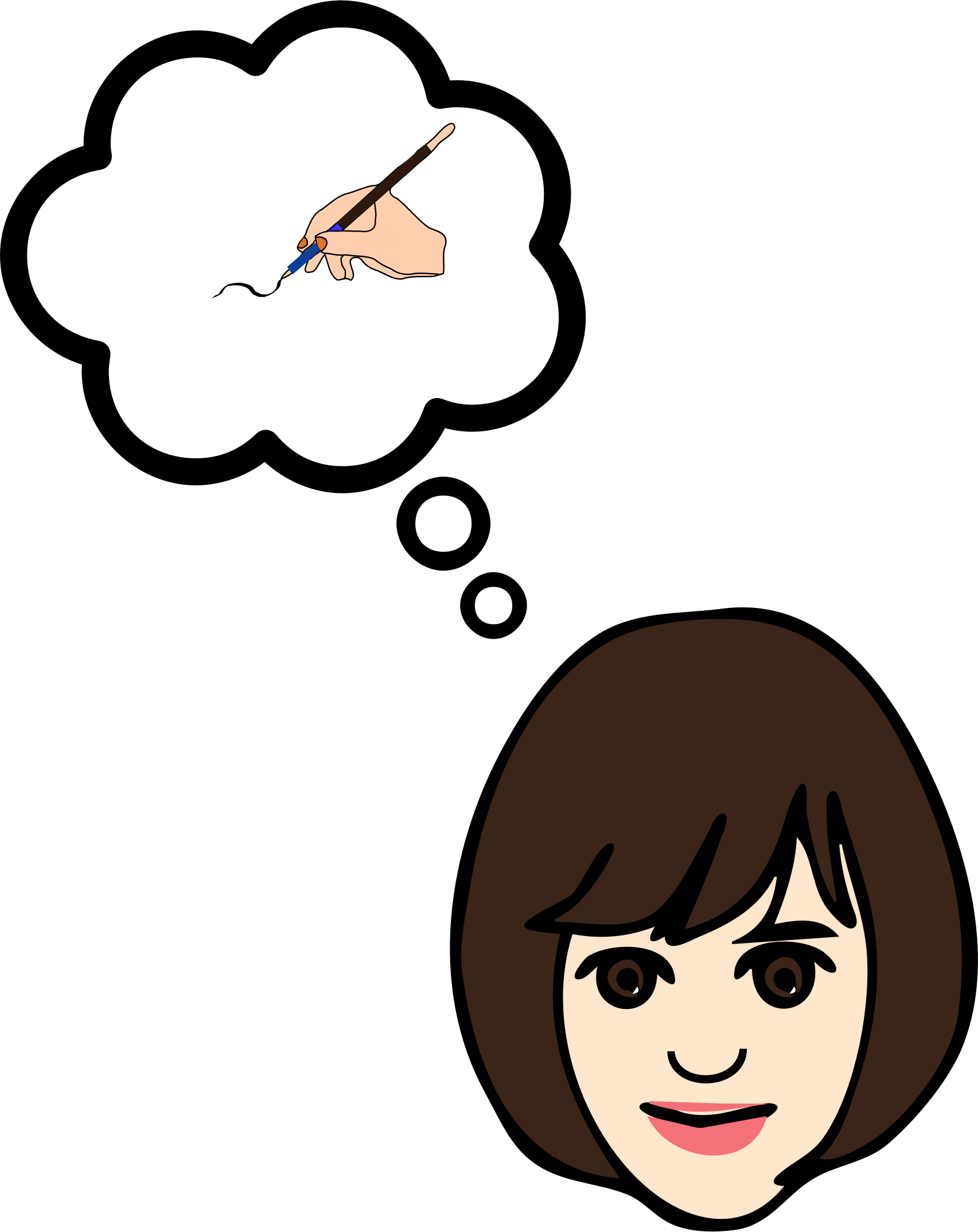 Thoughts Png Icon (1705x2148)