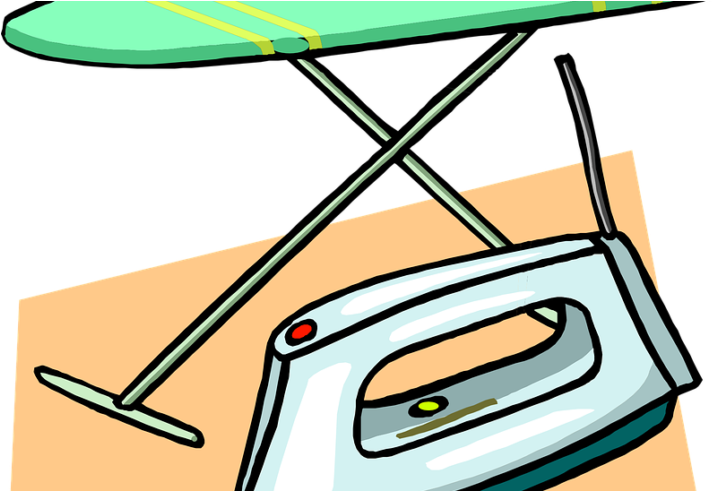 Ironing-29102 960 - Ironing Board And Iron (725x490)