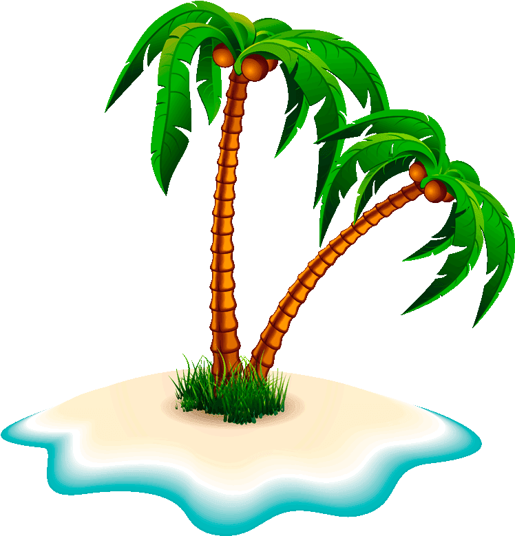 19 Free Shocking Coconut Clipart Fruit Names A Z With - Clip Art Coconut Tree Png (1280x800)