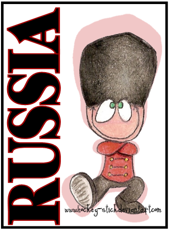 Russia By Hockey-stick - Hockey (386x500)