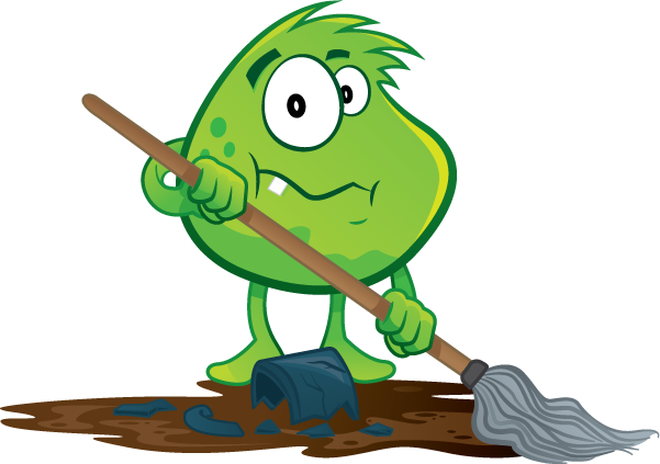 Leroy's Brain Is Made Up Of Thick Black Coffee That - Cartoon (601x423)