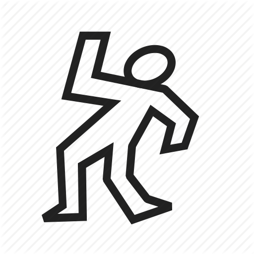 Dead Body Outline Clipart - Death (512x512)