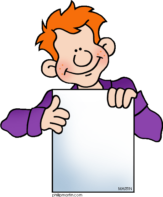Clip Art By Phillip Martin - Poster Making Clip Art (540x648)