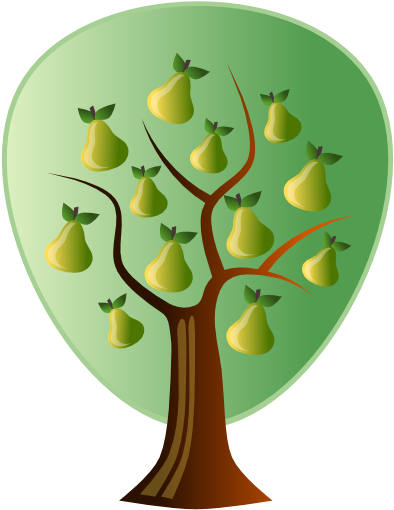 Public-domain Tree Cliparts - Farm Crop Clipart (467x577)