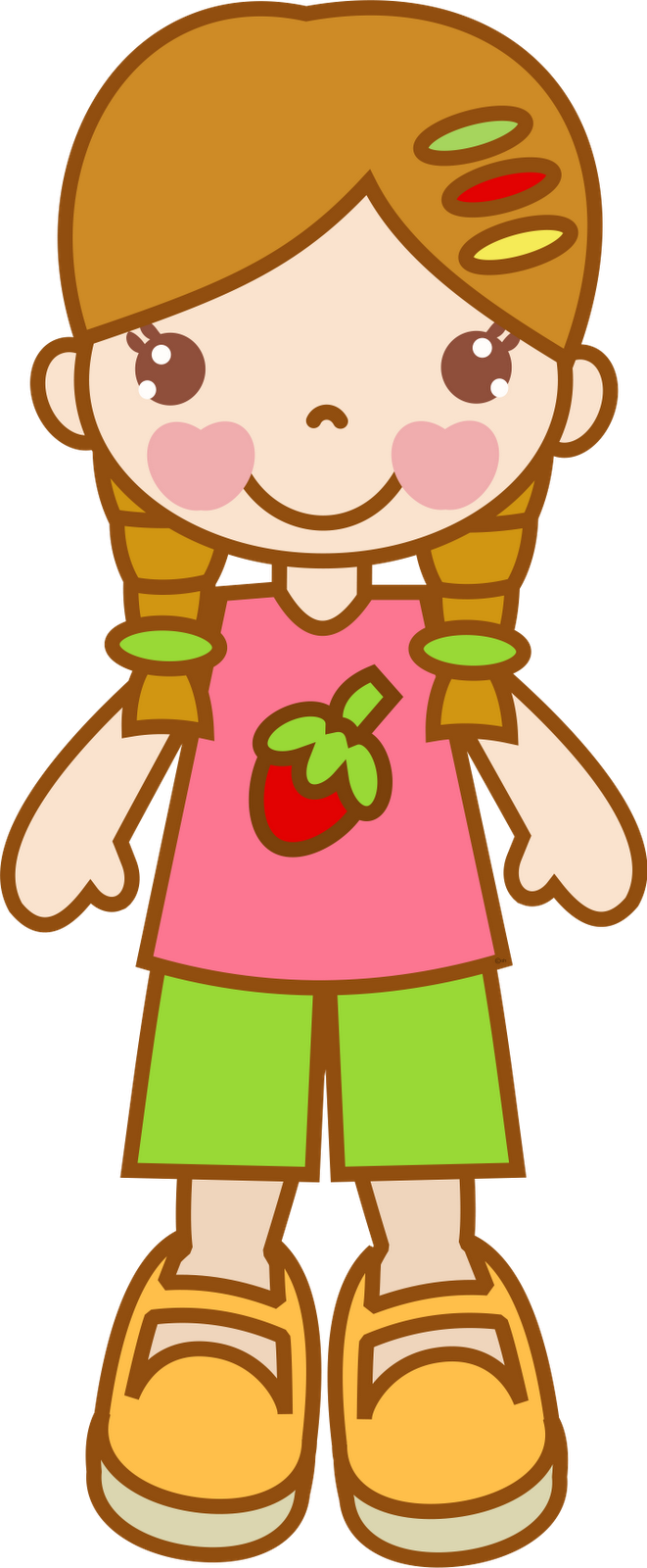 [menina 1[3] ] - Clip Art De Menina (661x1600)