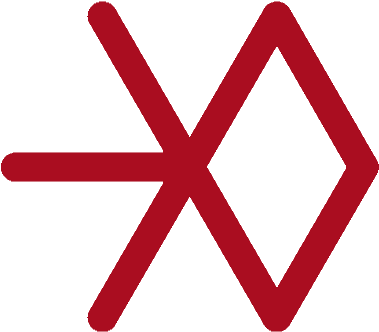 Sepatu Boot Dan Dasi Kupu-kupu Merah, Sesuai Dengan - Exo Logo (400x350)