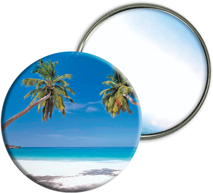 3d Lenticular Image Mirror - Luggage Tag (750x750)