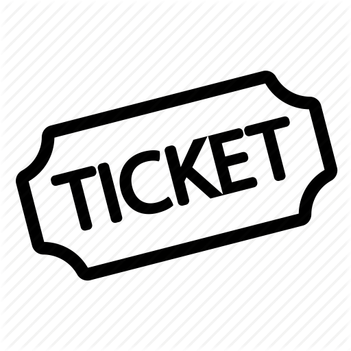 Carnival, Event, Movie, Ticket, Ticket Booth, Ticket - Movie Ticket Icon Png (512x512)