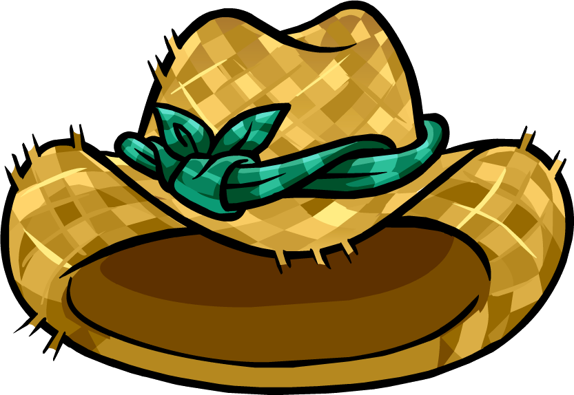 The Fiesta - Straw Hat Clipart Png (833x574)
