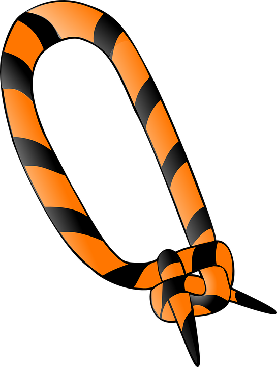 Orange Snake Cliparts 13, Buy Clip Art - Scout Scarf Png (545x720)