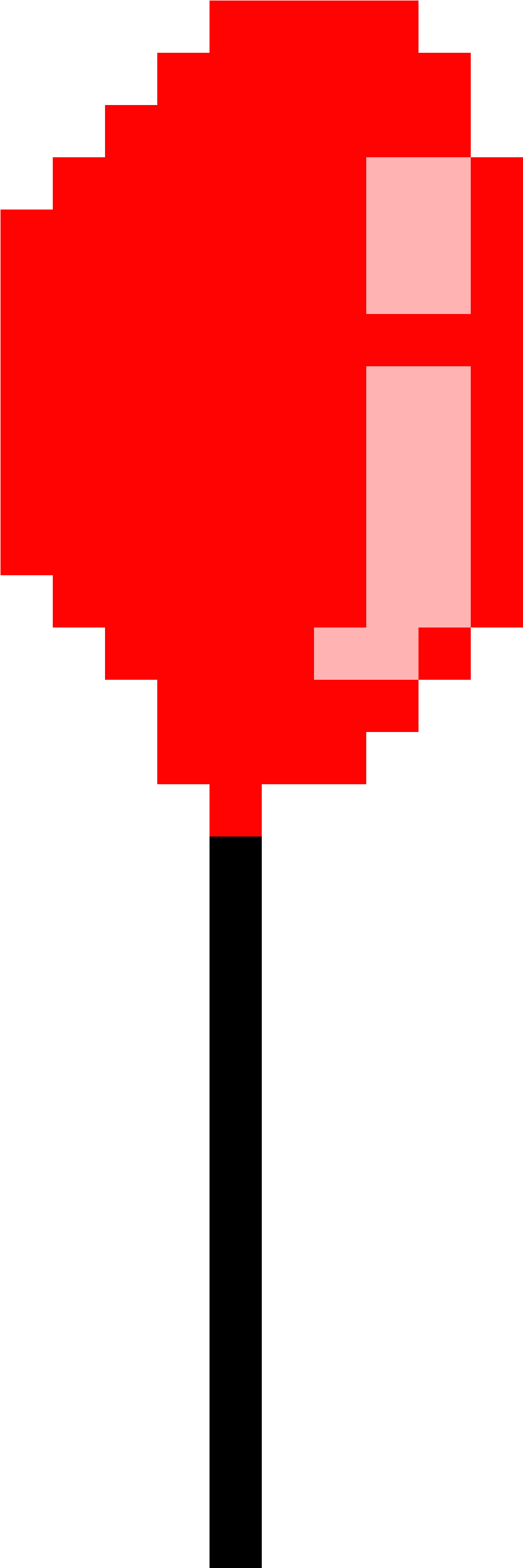 Red Balloon - Red Balloon Pixel (1300x3100)