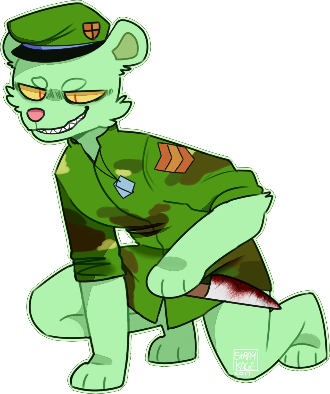 Bear Veteran Will Leave No Witness By Stray-kage - Veteran (1280x1524)