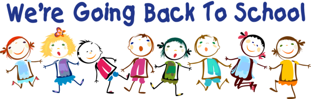 Back To School Kids Clipart Png - Back To School Preschool (640x205)