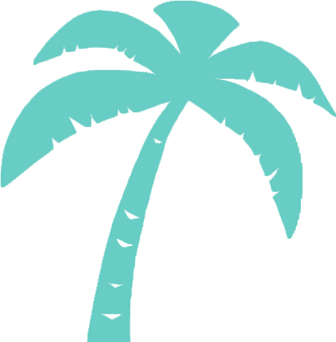 Compártelo - Palm Tree Silhouette Clip Art (531x531)