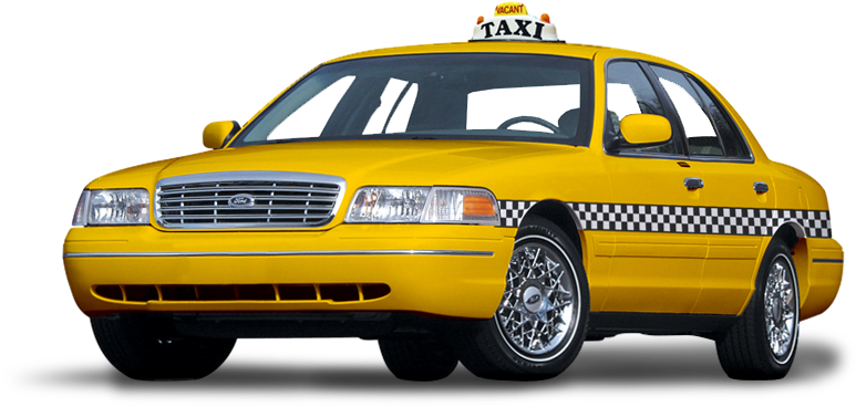 Taxi Clipart Transparent - Taxi Png (980x383)